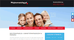 Desktop Screenshot of mojstomatolog.pl